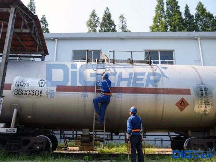 輕油鐵路罐車(chē)人工探傷
